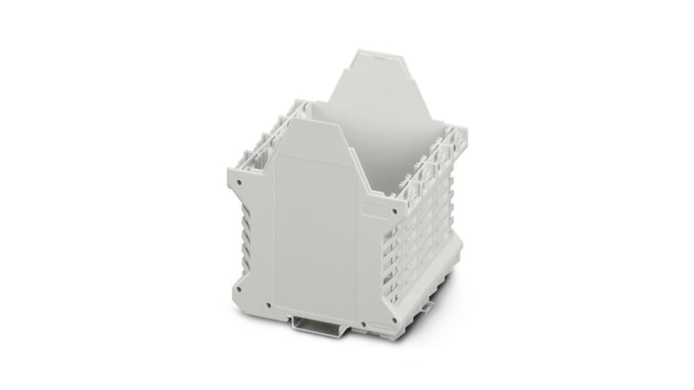 Phoenix Contact Lower Housing Part with Metal Foot Catch Enclosure Type ME Series , 90.4 x 99 x 107.3mm, Polyamide