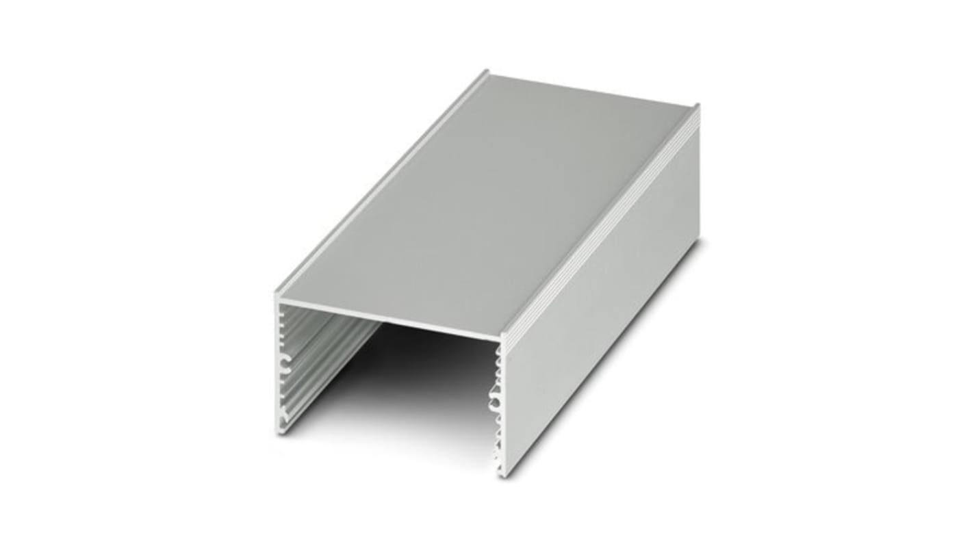 Perfil Portada Phoenix Contact serie UM-ALU, para usar con UM-ALU Carcasas de perfil extruido