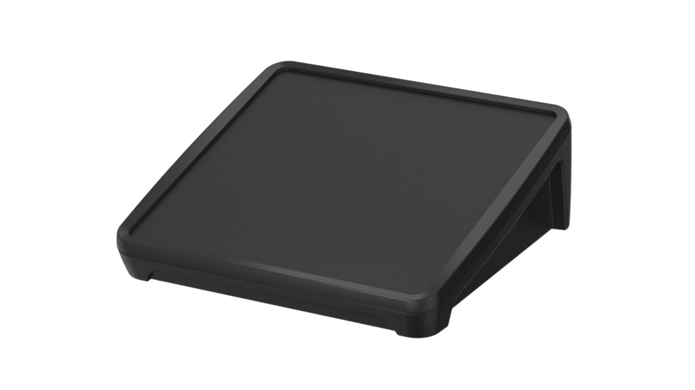 Bopla BoPad Series Black ABS Desktop Enclosure, Sloped Front, 226 x 220 x 83.70mm