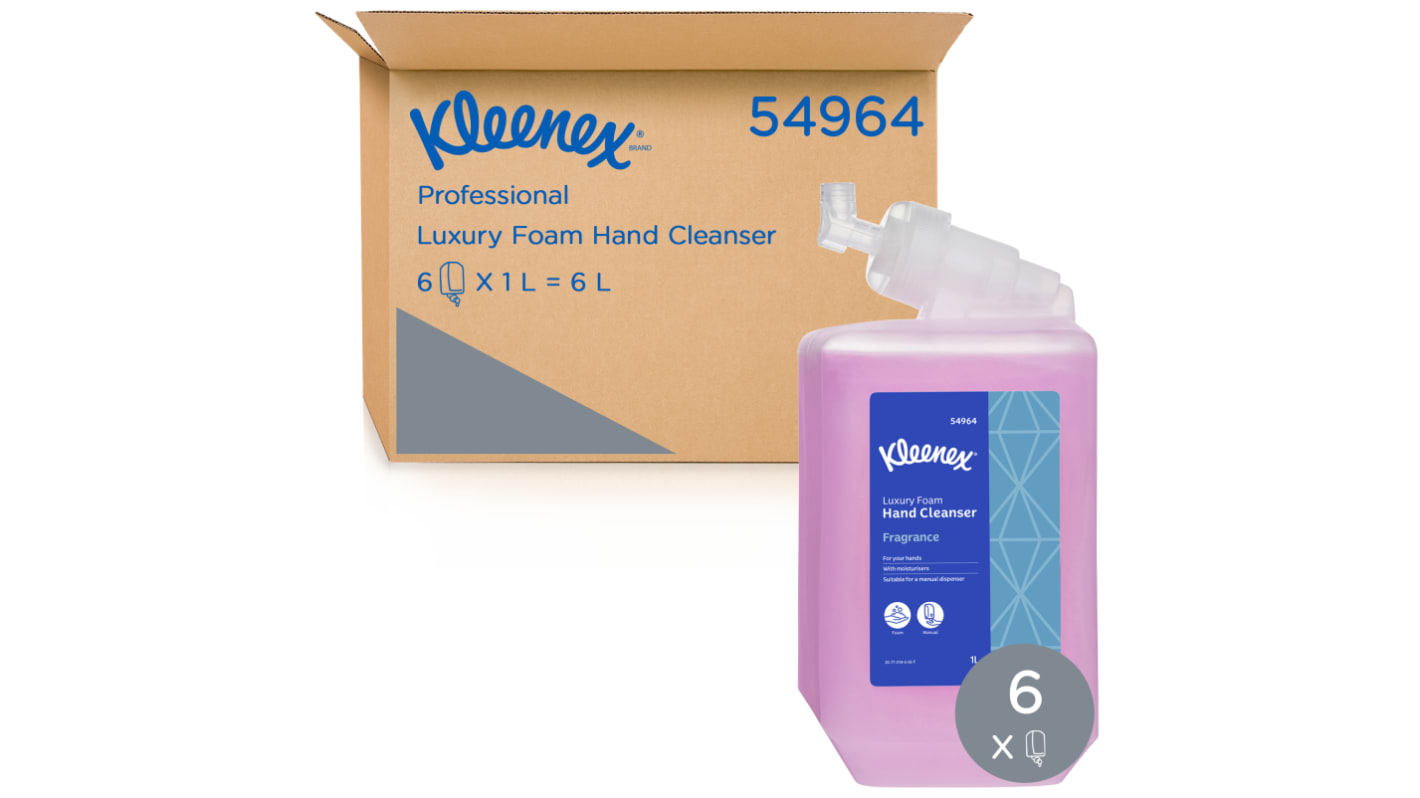 KLEENEX Fragranced Kleenex Luxury Foam Skin Cleanser Hand Soap Foam Skin Cleaner with Moisture with Anti-Bacterial