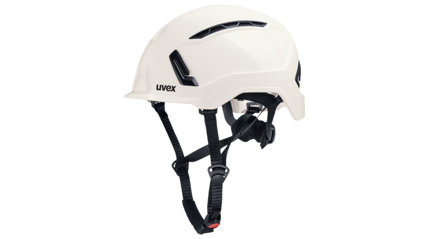 Cascos Uvex Pronamic alpine de color Blanco, ajustable, con barboquejo, ventilado