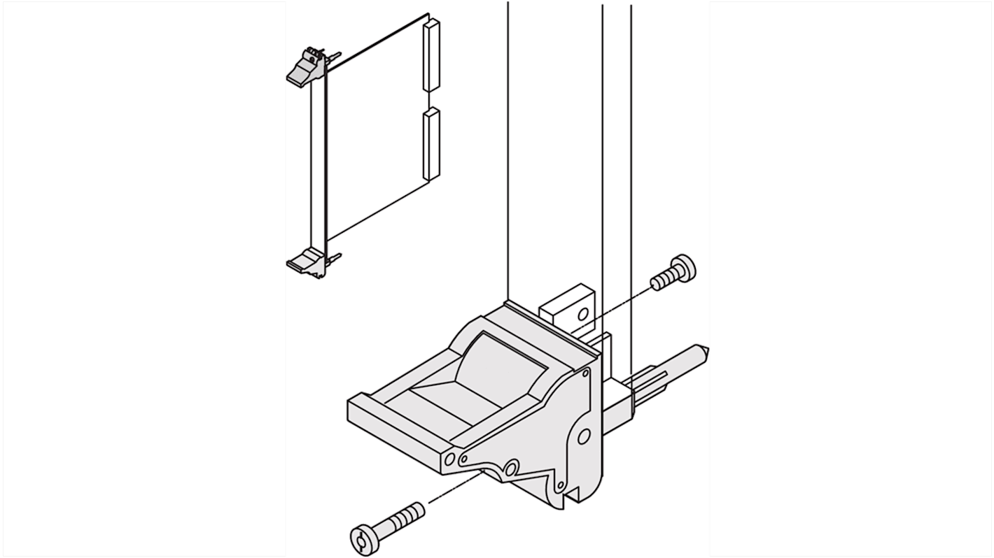 nVent SCHROFF Front Panel Handle for Use with Front Panel