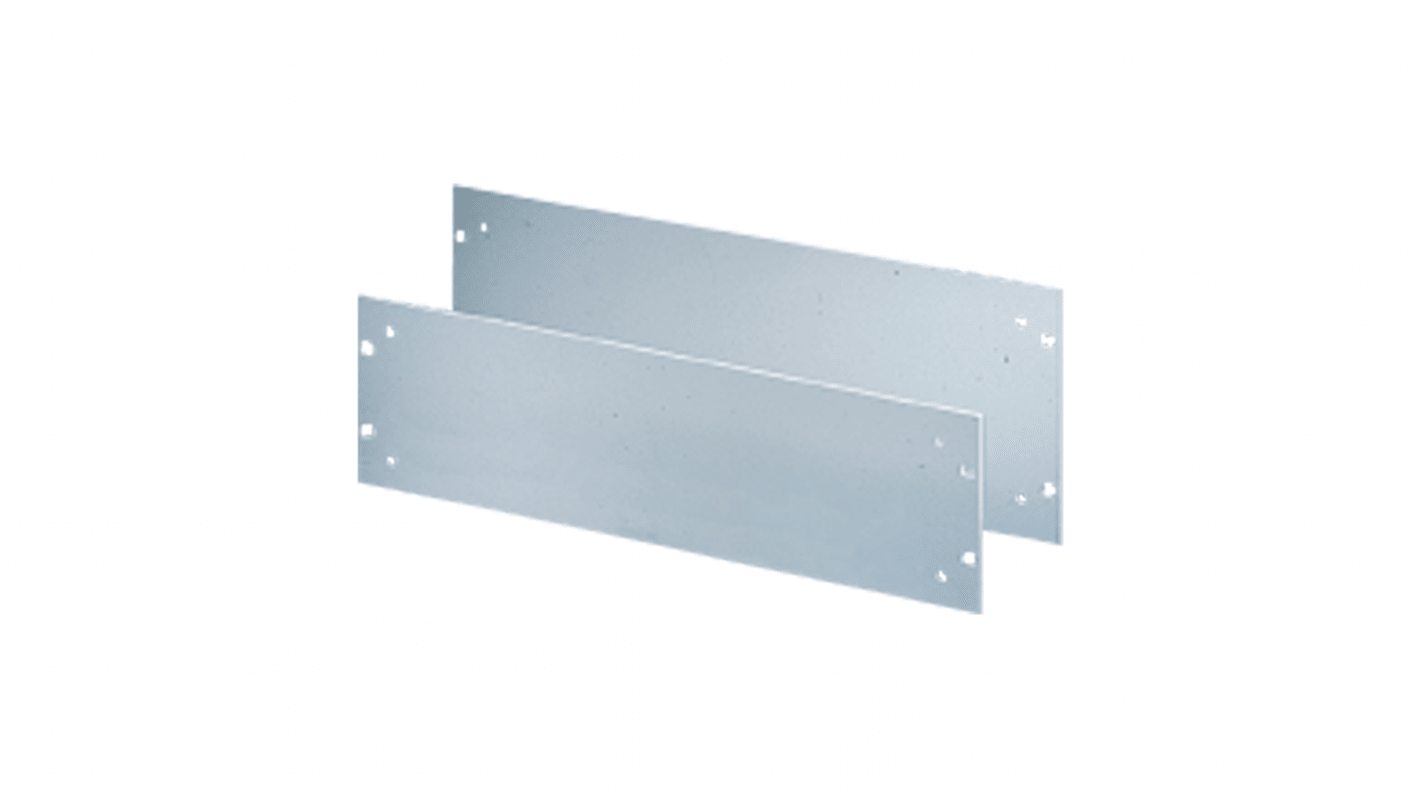 Panel Frontal 2U nVent SCHROFF, dim. 483 x 3 x 88.1mm, para Armario, cajas de montaje en pared