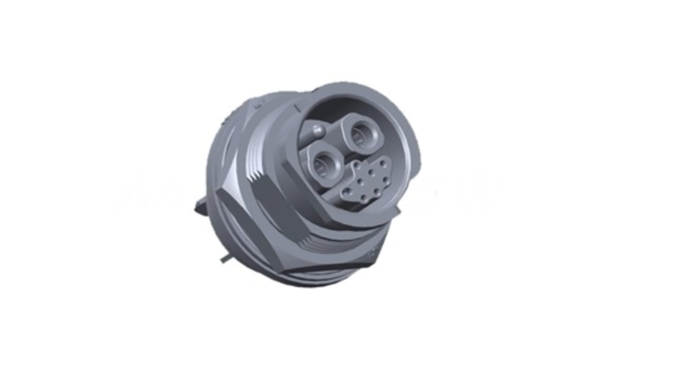 Amphenol Industrial Circular Connectors, 11 Contacts, Push-Pull, Plug, Male, IP68, X-Lok Series