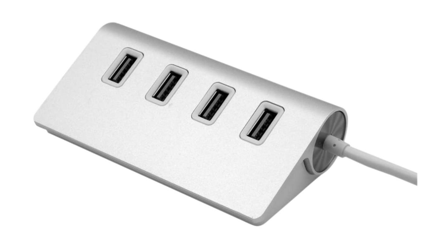 Exsys, USB 3.2 USB-Hub, 4 USB Ports, USB A, USB C, USB, USB-Bus, 99.00 x 55.00 x 27.00mm