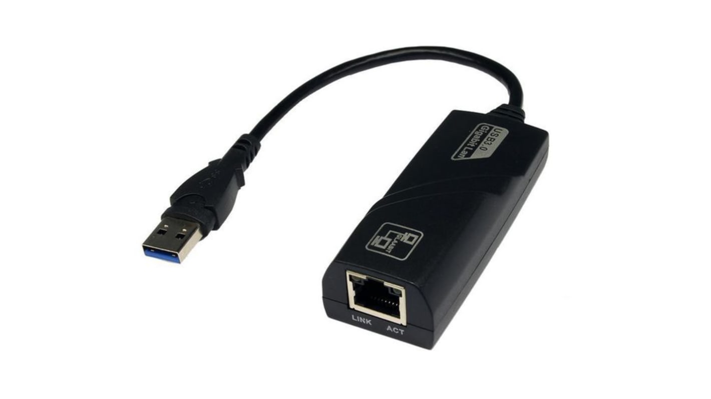 Adattatori Ethernet USB Exsys, USB 3.2/RJ45, 10/100/1000Mbit/s