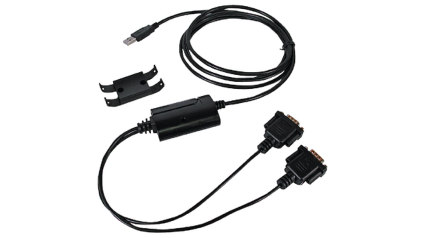 Exsys USB–soros kábel adapter, A: USB A, B: DB 9 érintkezős apa