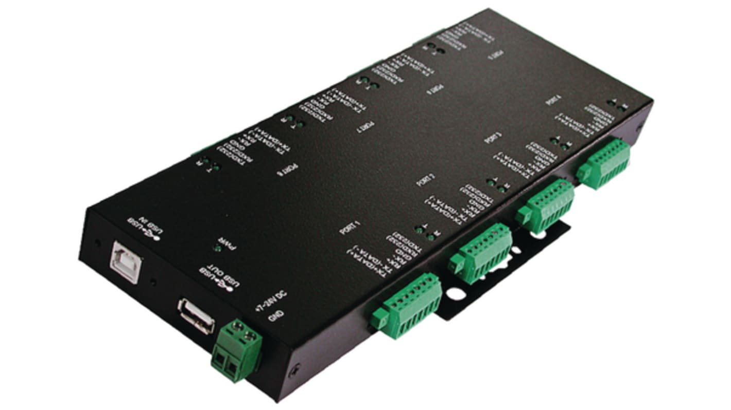 Exsys Interfész konverter, A: USB B, B: Sorkapocs