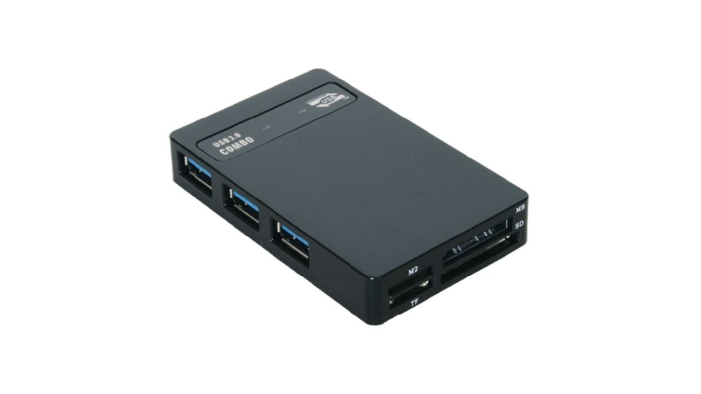 Exsys, USB 3.0 USB-Hub, 3 USB Ports, USB A, USB B, USB, USB-Bus