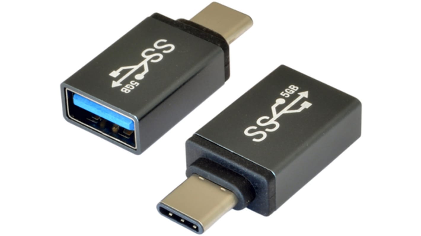 Adapter USB USB-C Montaż bezpośredni Męski 3.0, 3.1