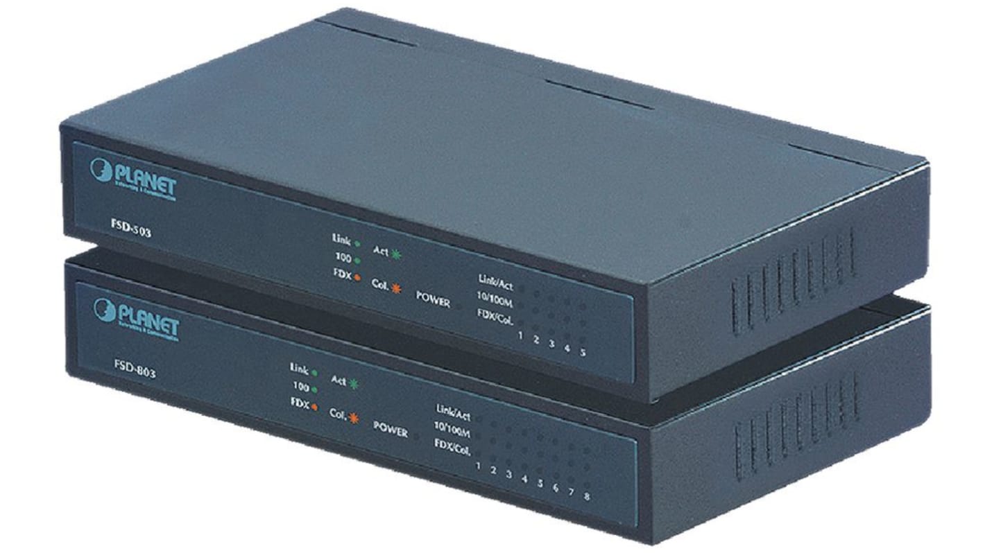 Switch Ethernet Planet-Wattohm FSD-803, 8 ports