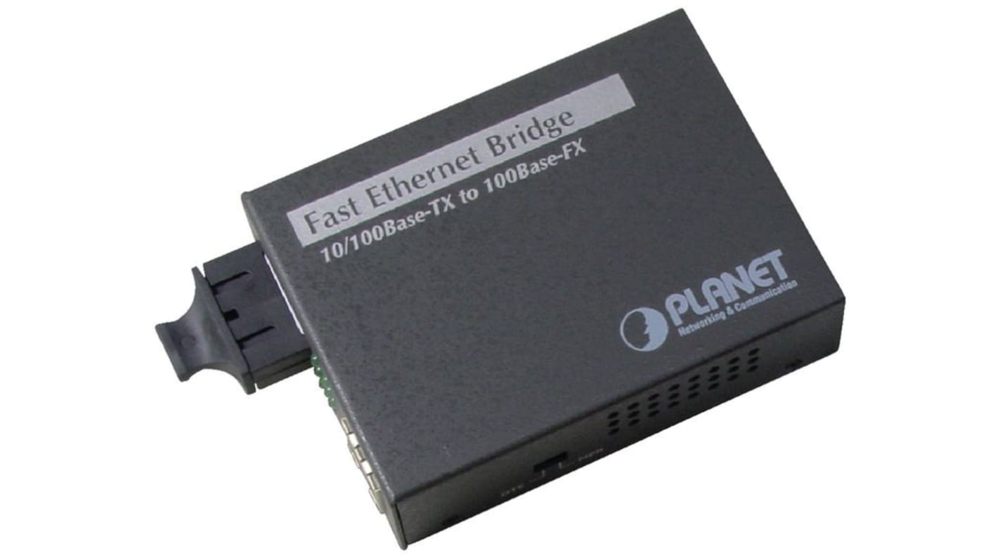 Media converter Ethernet Full Duplex Planet-Wattohm, Modalità singola, SC, 100Mbit/s