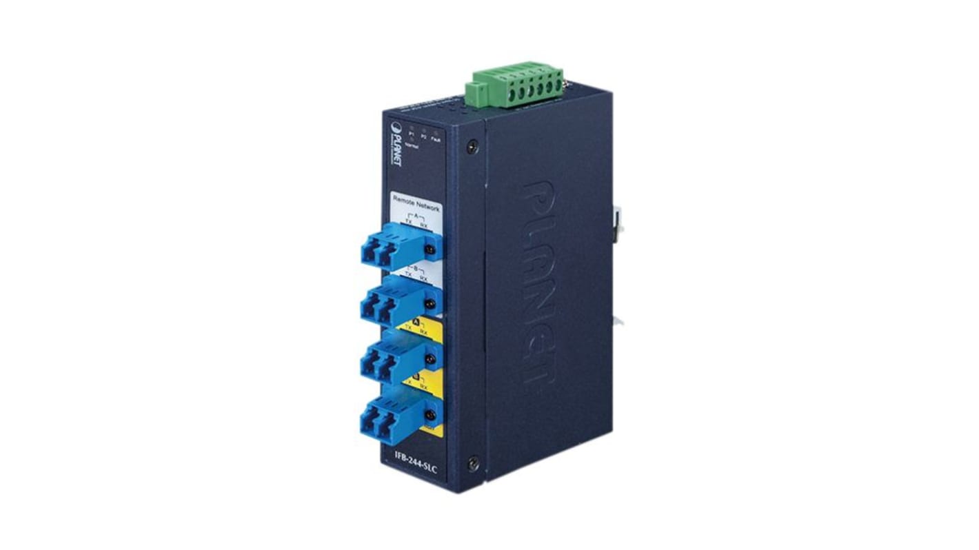 Switch Ethernet industriale Planet-Wattohm, 4 porte, No