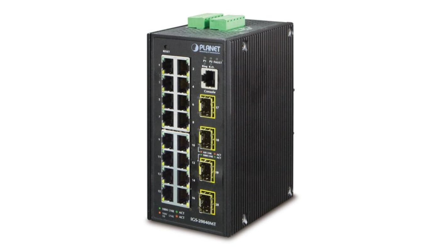 Planet-Wattohm IGS-20040MT Managed Switch 20-Port Managed Switch