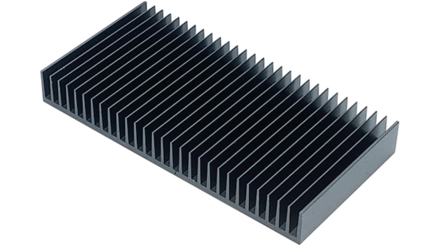 Heatsink, 1.1K/W, 100 x 200 x 25mm