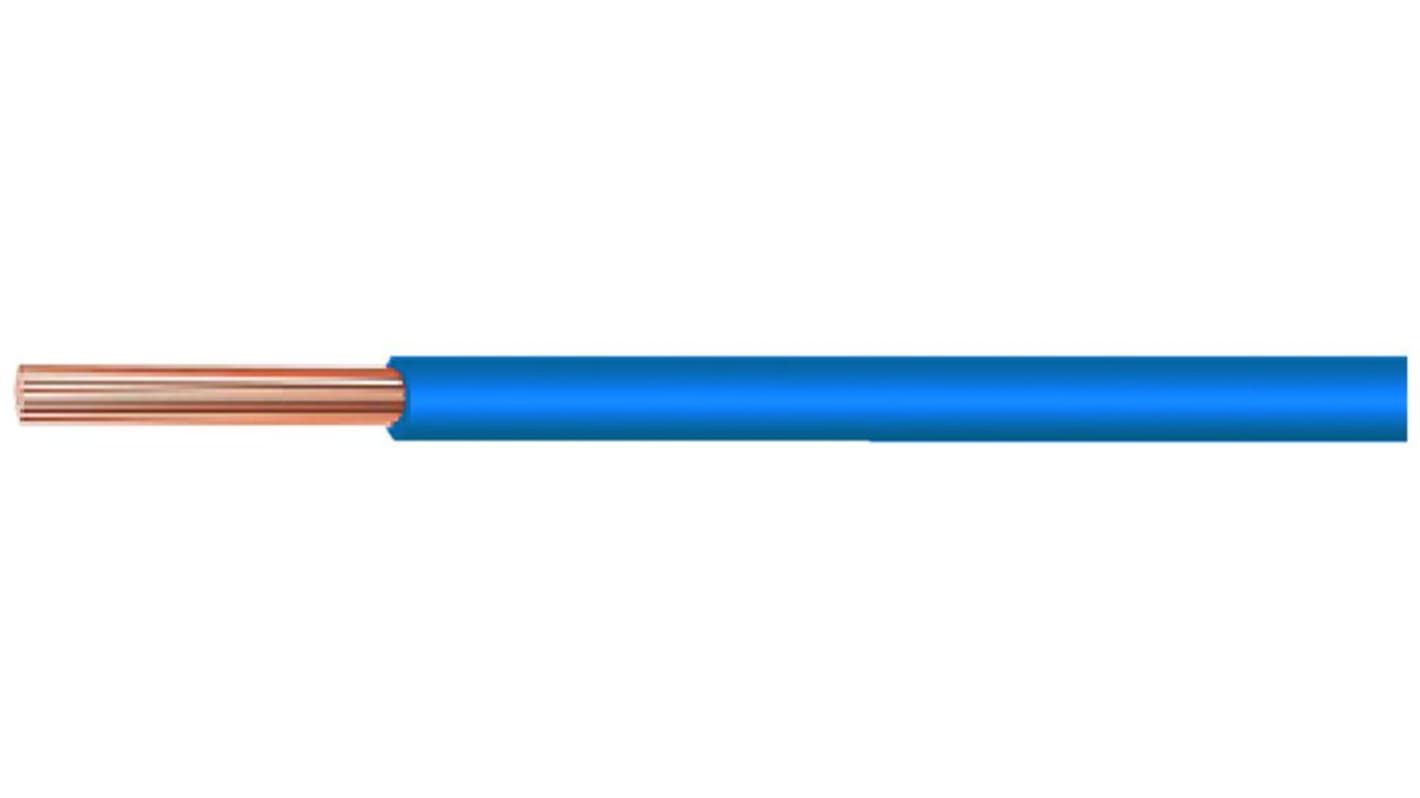 Kabeltronik LIH-T120 Series Blue 0.75 mm² Hook Up Wire, 18 AWG, 100m, TPE Insulation