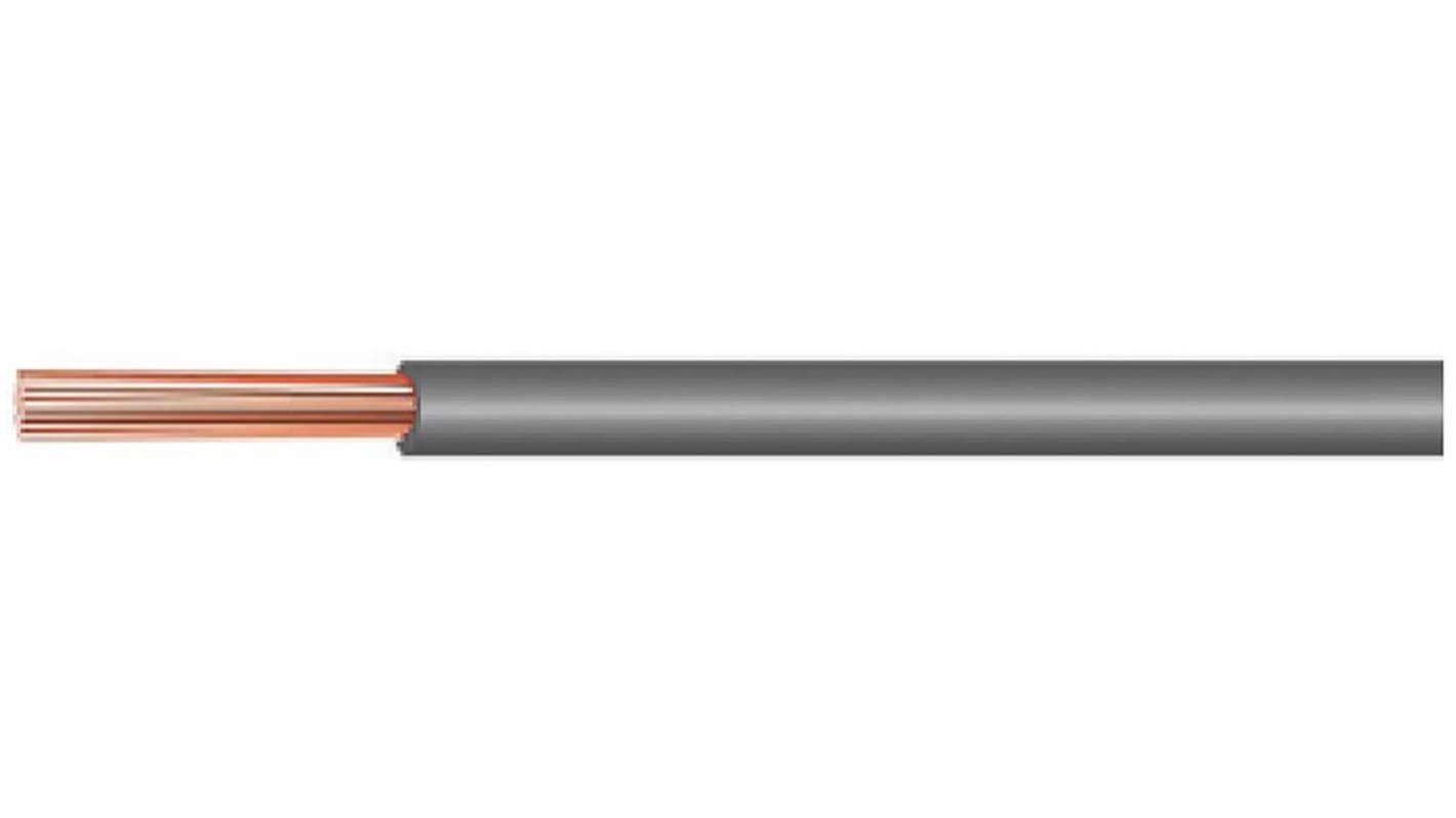 Kabeltronik Einzeladerleitung 0,5 mm², 20 AWG (Schließer) 100m Grau PVC isoliert