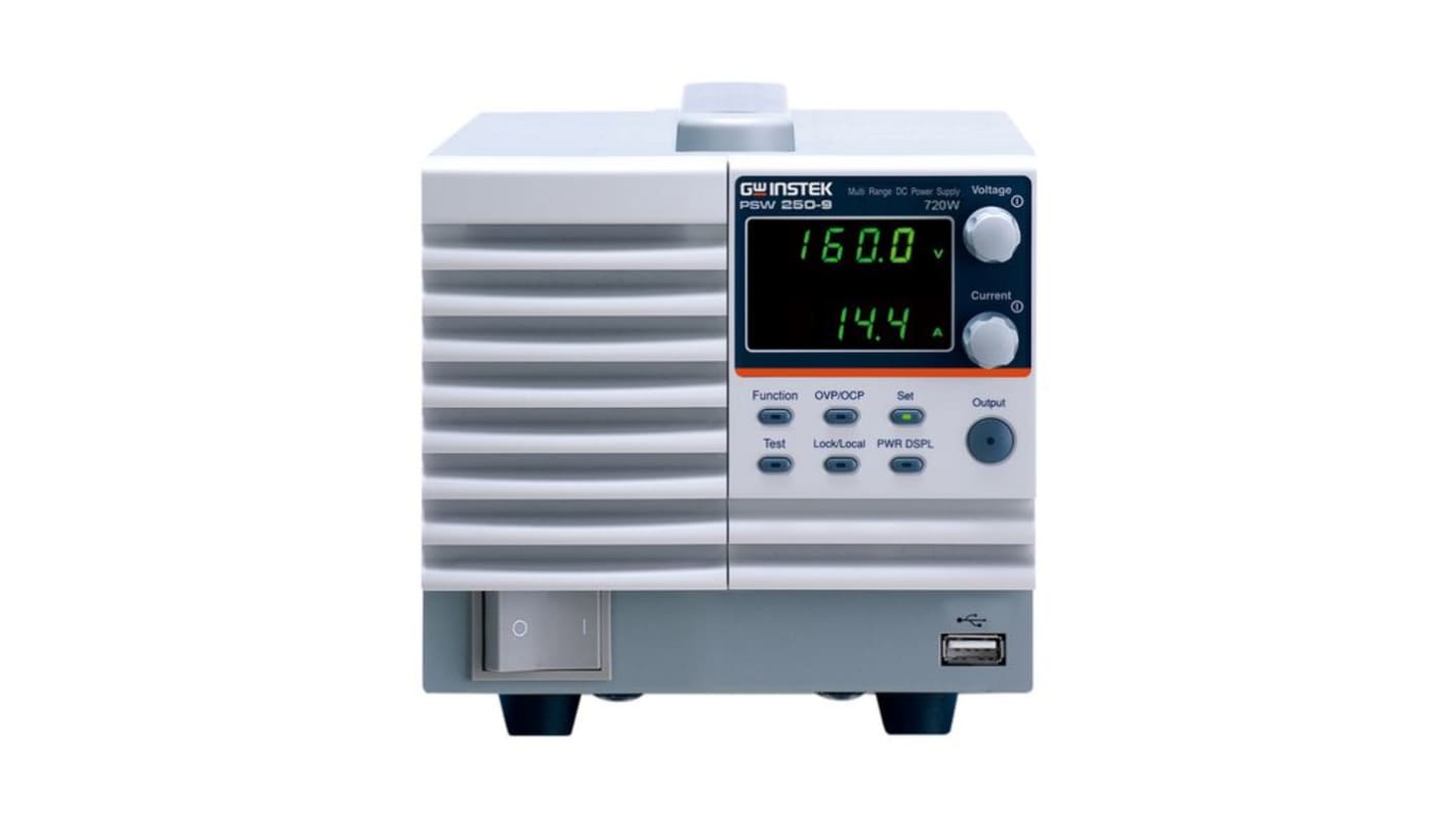 Alimentation de laboratoire, 250V, 9A, 1 sortie 720W