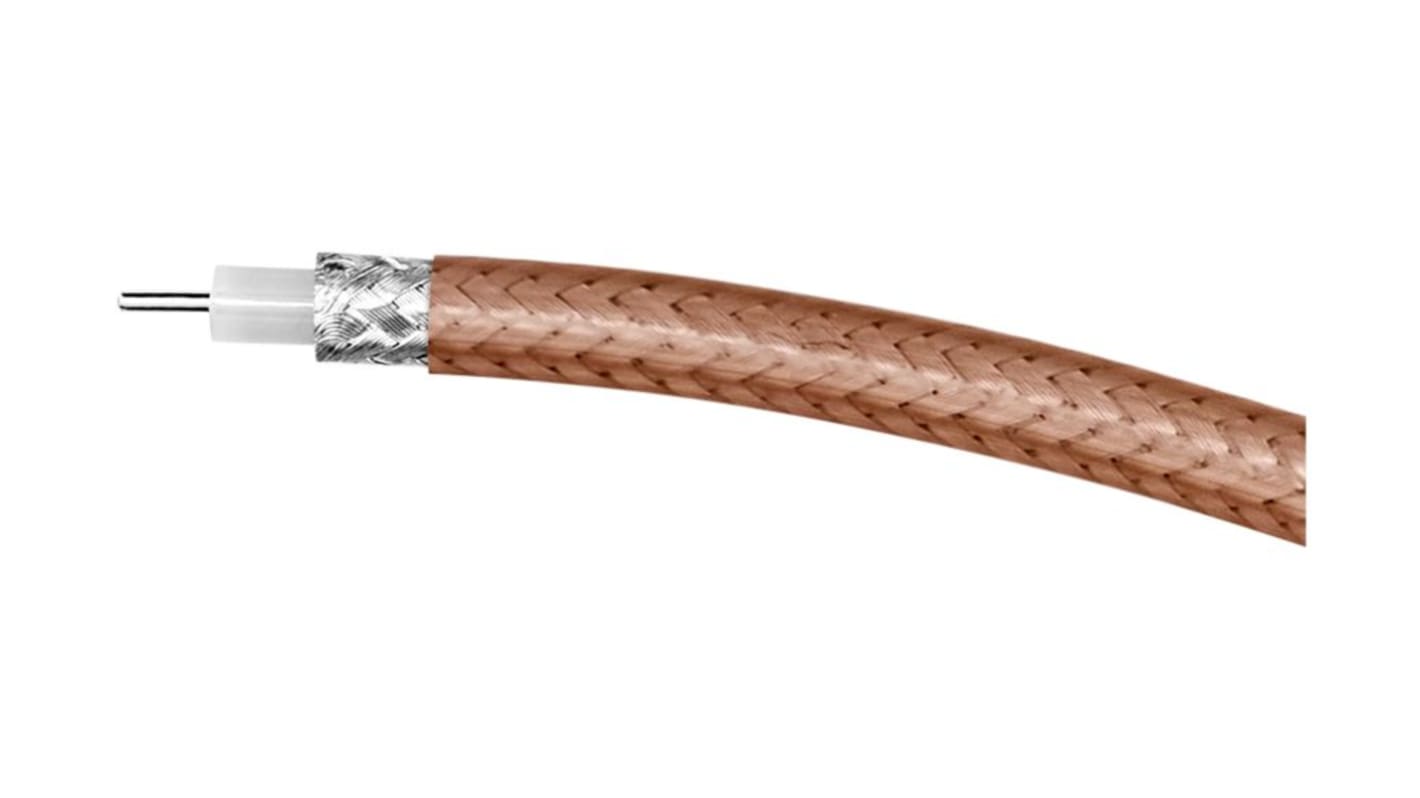 Habia RG142 Series Unterminated to Unterminated Coaxial Cable, 50m, RG-142 Coaxial, Unterminated