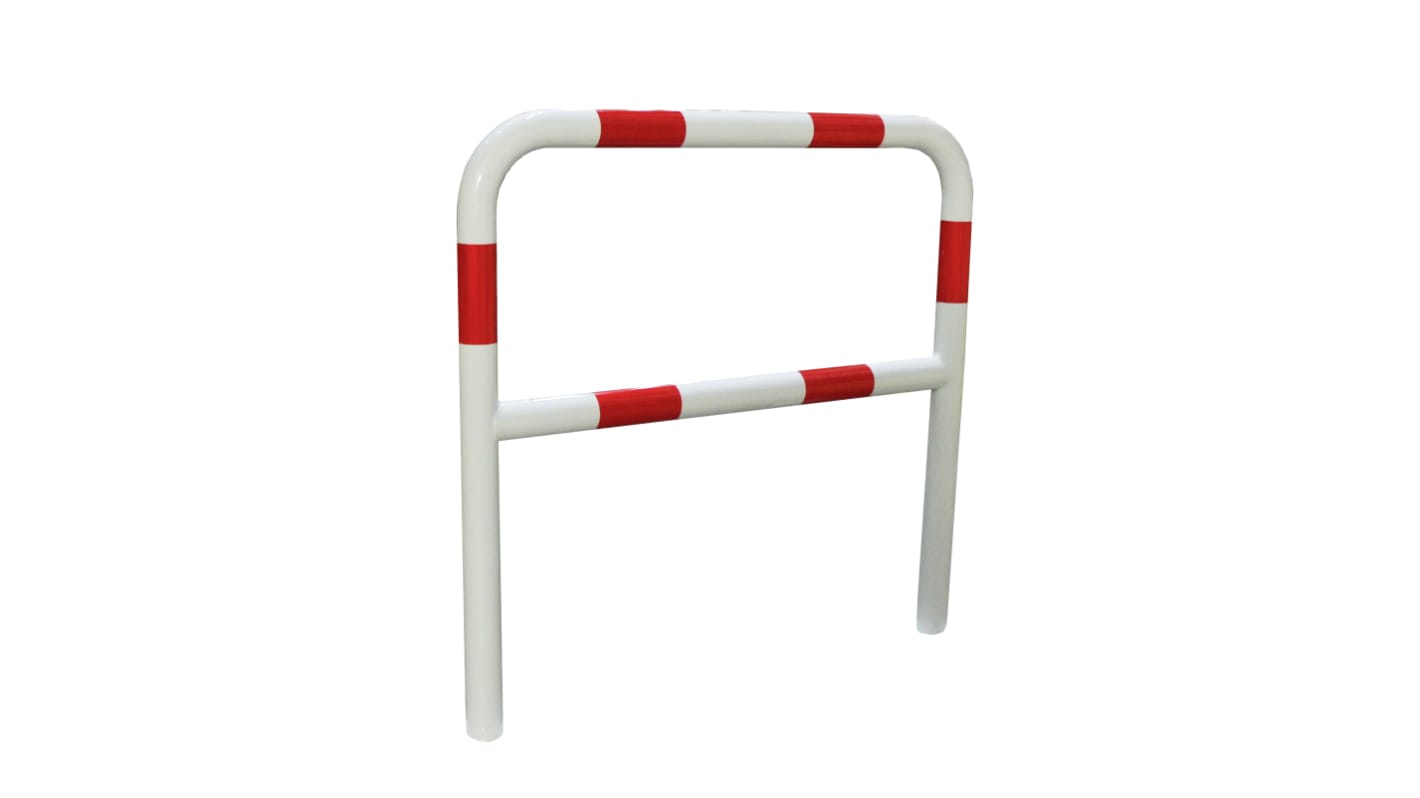 RS PRO Red/White Steel Protection Barrier