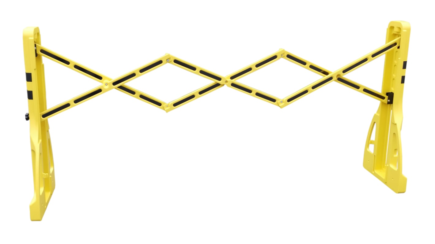 Barriera di sicurezza RS PRO in polipropilene, col. Nero/Giallo