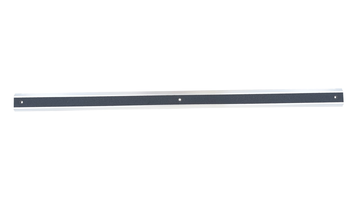 RS PRO Black/Grey Anti-Slip Aluminum, Quartz Sand Pad, Solid Finish 900mm x 50mm x 5mm
