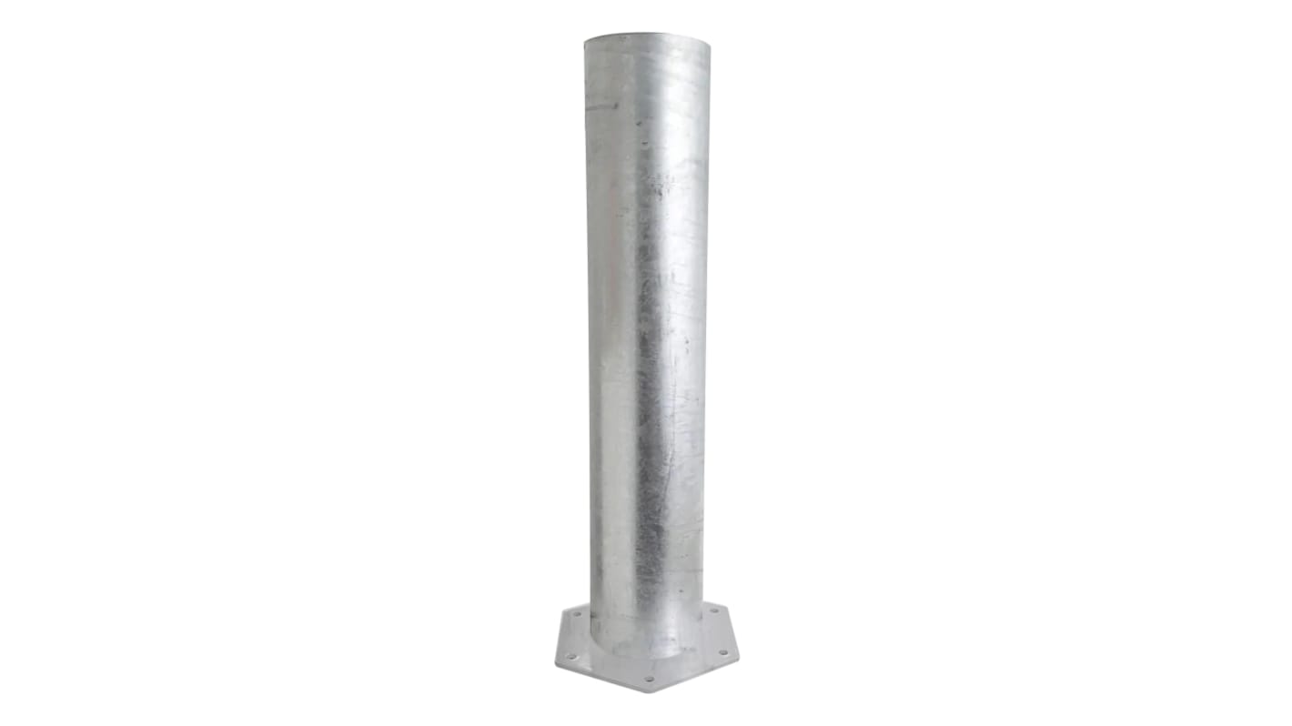 RS PRO Schutzbarriere Galvanisierter Stahl Grau Pfosten