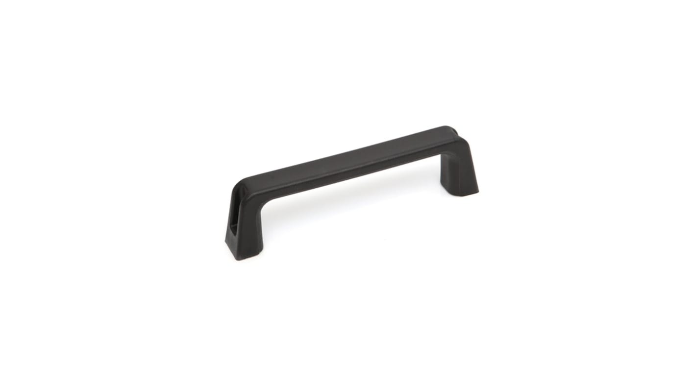 RS PRO Matt Black Glass Filled Nylon Cabinet Handle 42 mm Height, 23mm Width, 117mm Length