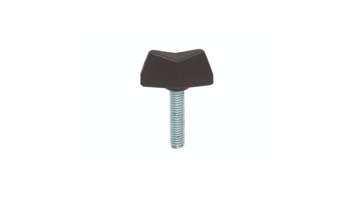 Manopola di serraggio Ad ala RS PRO in Termoplastico, M6 x 10 x 10mm