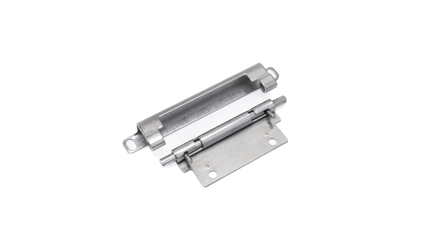 RS PRO Stainless Steel Concealed Hinge with a Removable Pin, 126mm x 23.2mm