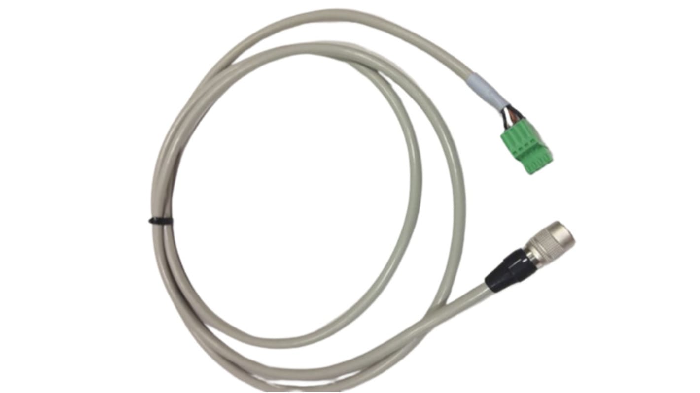 Cable coaxial Keysight Technologies, con. A: Borne de 4 contactos, con. B: Conector circular de 6 pines, long. 3m