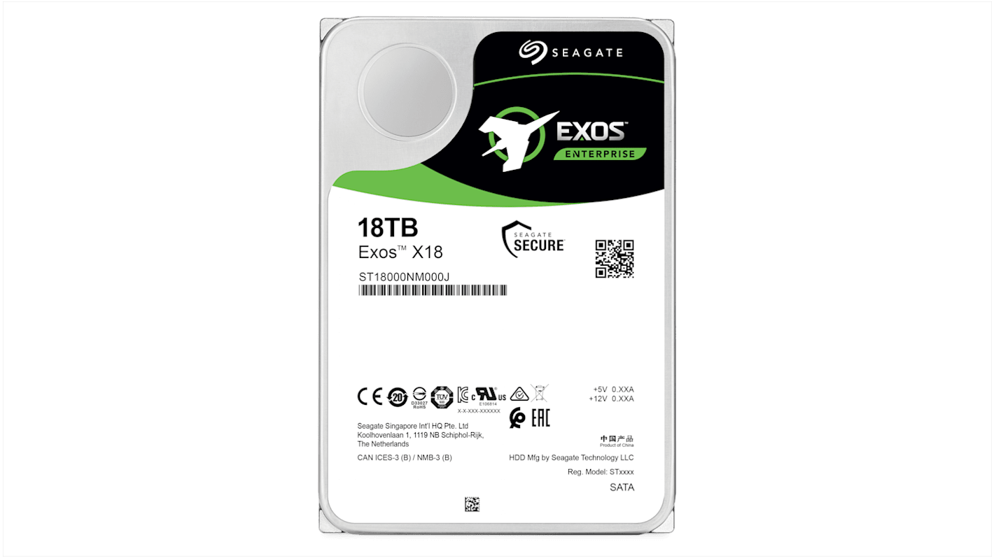 Seagate Exos X18 18 TB Hard Disk Drive