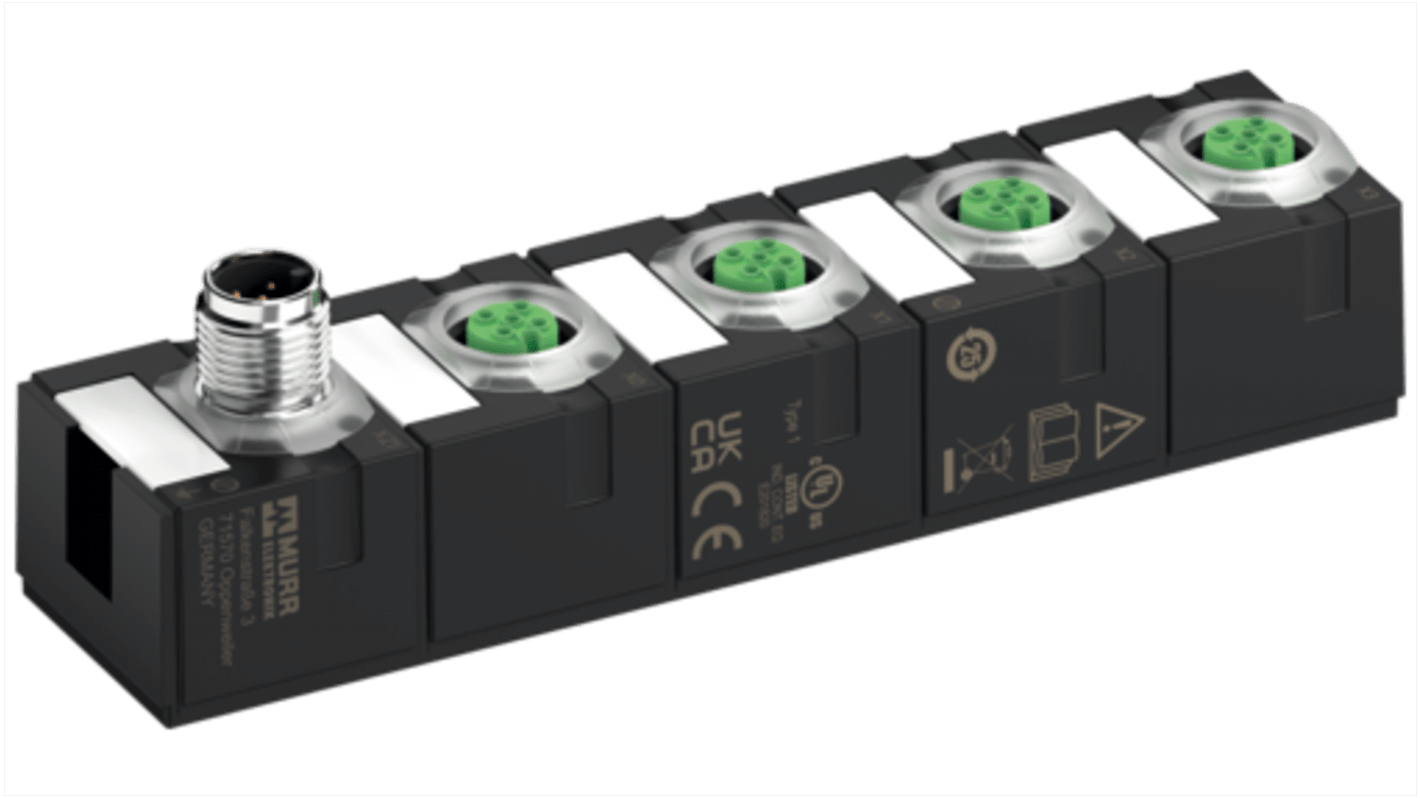 Murrelektronik Limited MVP12-P3 Series Sensor Hub, M12