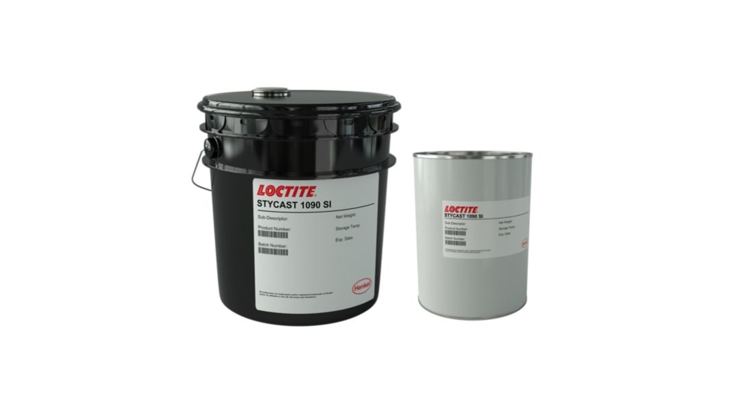 Composto per resinatura in Epossidico Loctite Loctite STYCAST 1090 SI, col. Nero, Barattolo da 1 litro