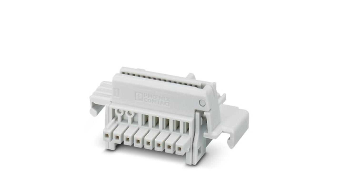 Phoenix Contact TBUS8 Series DIN Rail Bus Connectors for Use with ME-IO Multifunctional Housings