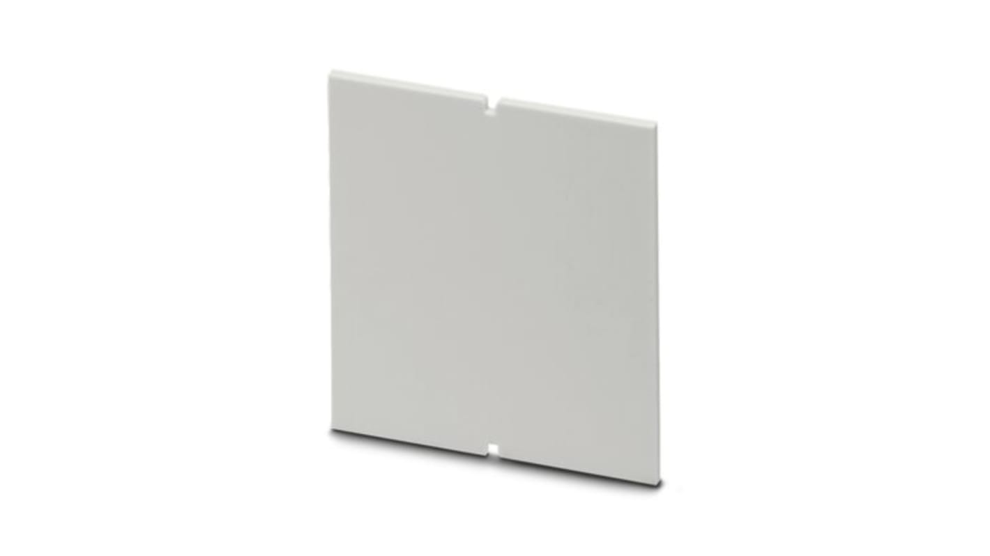 Panel Lateral Phoenix Contact serie UCS de Policarbonato, 67 x 2mm, para usar con Medias carcasas de 125 x 87 mm de