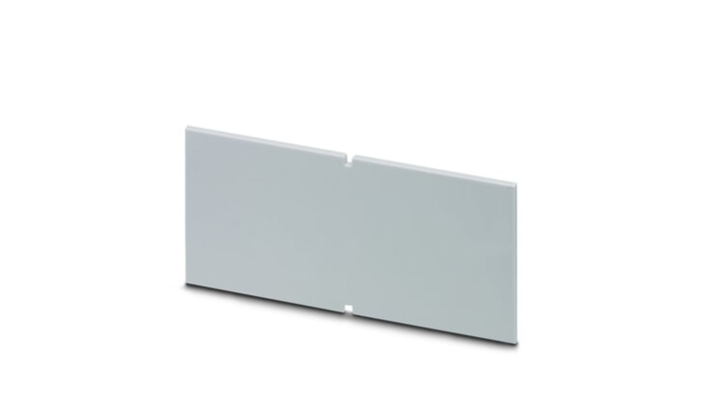 Panel Lateral Phoenix Contact serie UCS de Aluminio, 47 x 2mm, para usar con Medias carcasas de 125 x 87 mm y 145 x 125