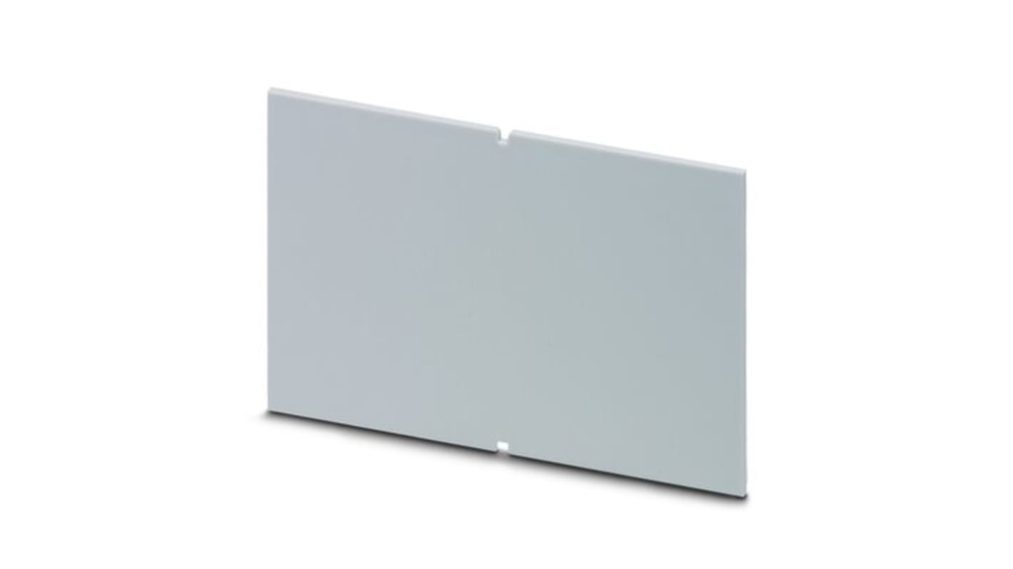 Panel Lateral Phoenix Contact serie UCS de Policarbonato, 67 x 2mm, para usar con Medias carcasas de 125 x 87 mm y 145