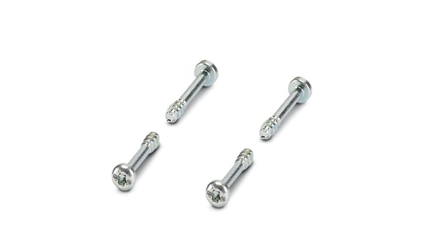 Phoenix Contact Galvanised Steel 4 Piece Torx Drive Screw/Bolt Kit