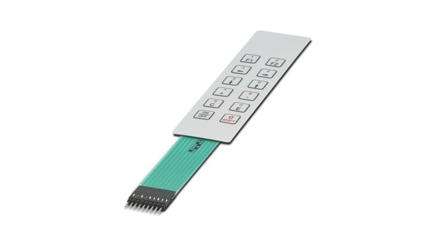 Phoenix Contact 12 Key Polyester Membrane Keypad