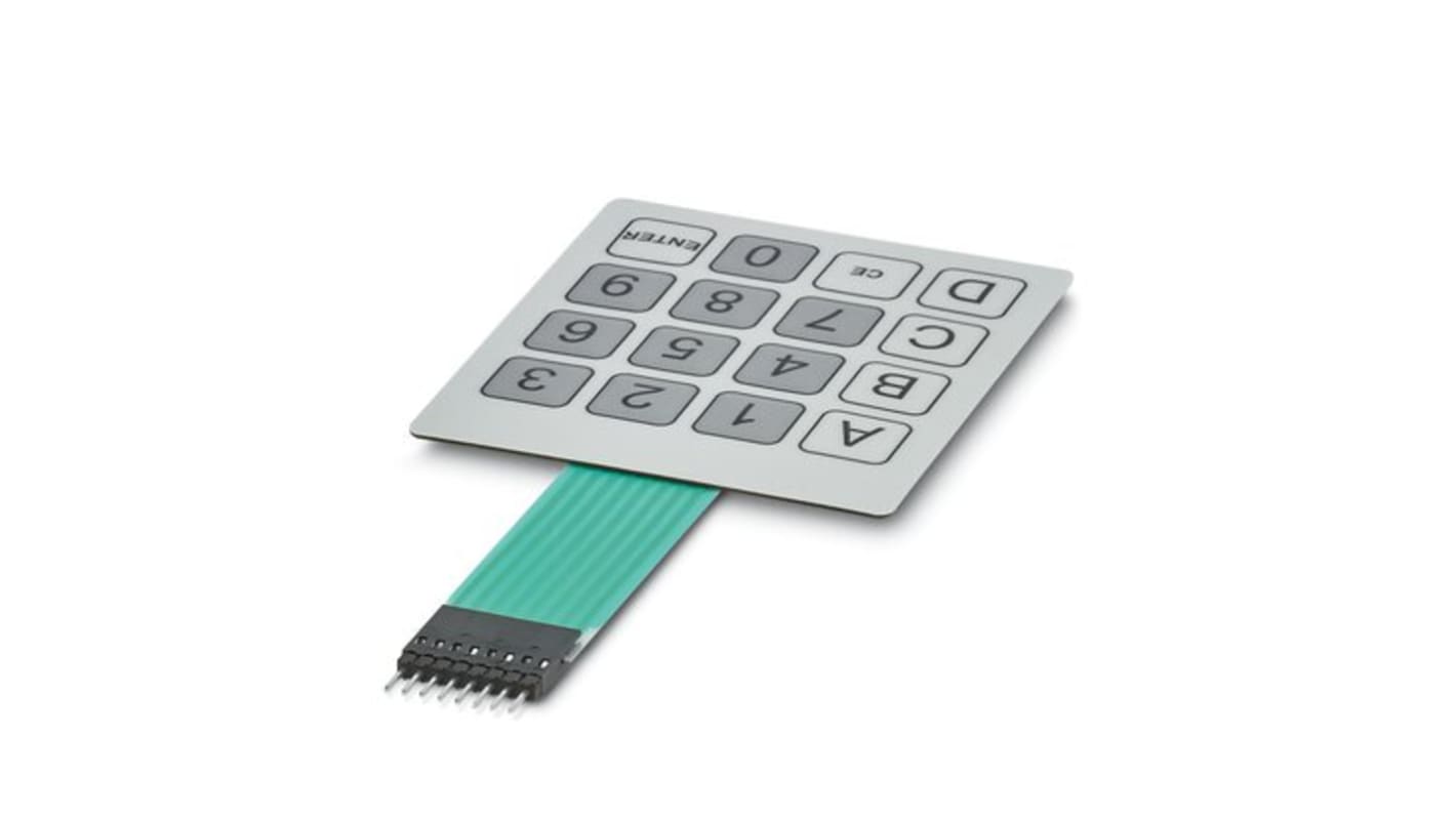 Phoenix Contact 16 Key Polyester Membrane Keypad