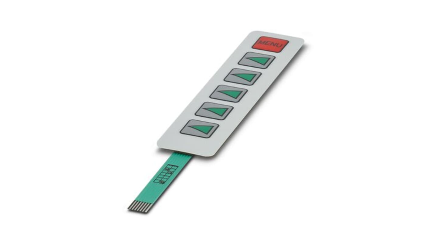 Phoenix Contact 6 Key Polyester Membrane Keypad