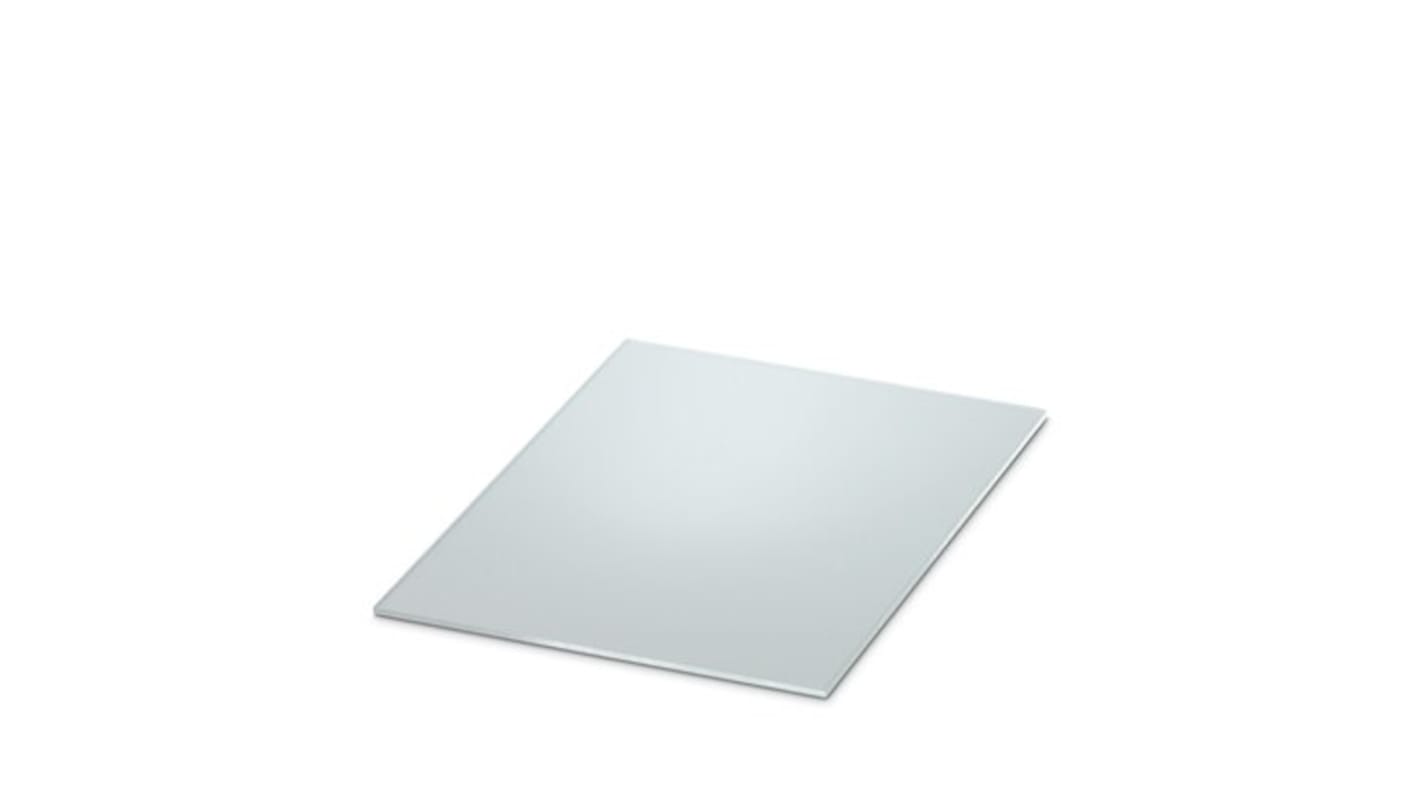 Phoenix Contact Satin/Gloss Transparent Plastic Sheet, 195.4mm x 114.3mm x 1.5mm