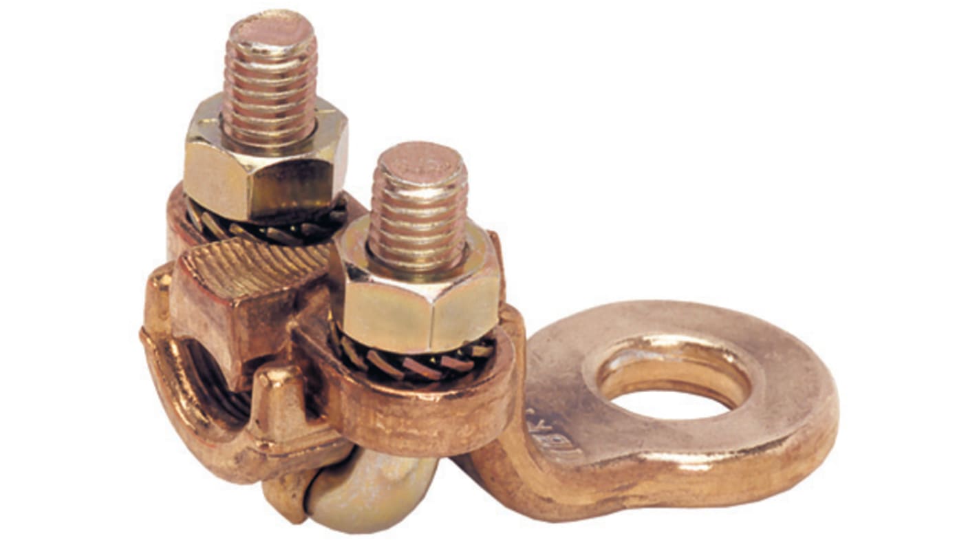 MECATRACTION Brass Earth Clamp