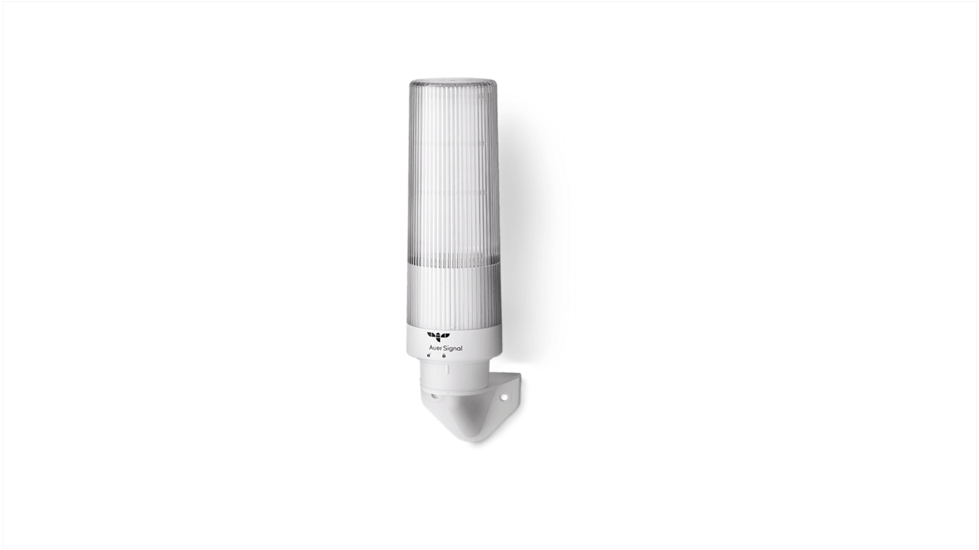 AUER Signal MT60 Series Green, Red, Yellow Signal Tower, 3 Lights, 230 V ac, Vertical With Bracket Mounted