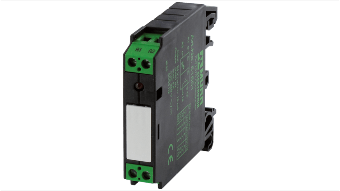 Murrelektronik Limited AMMDS Series Solid State Relay, 1.2 A Load, DIN Rail Mount, 53 Vdc Load