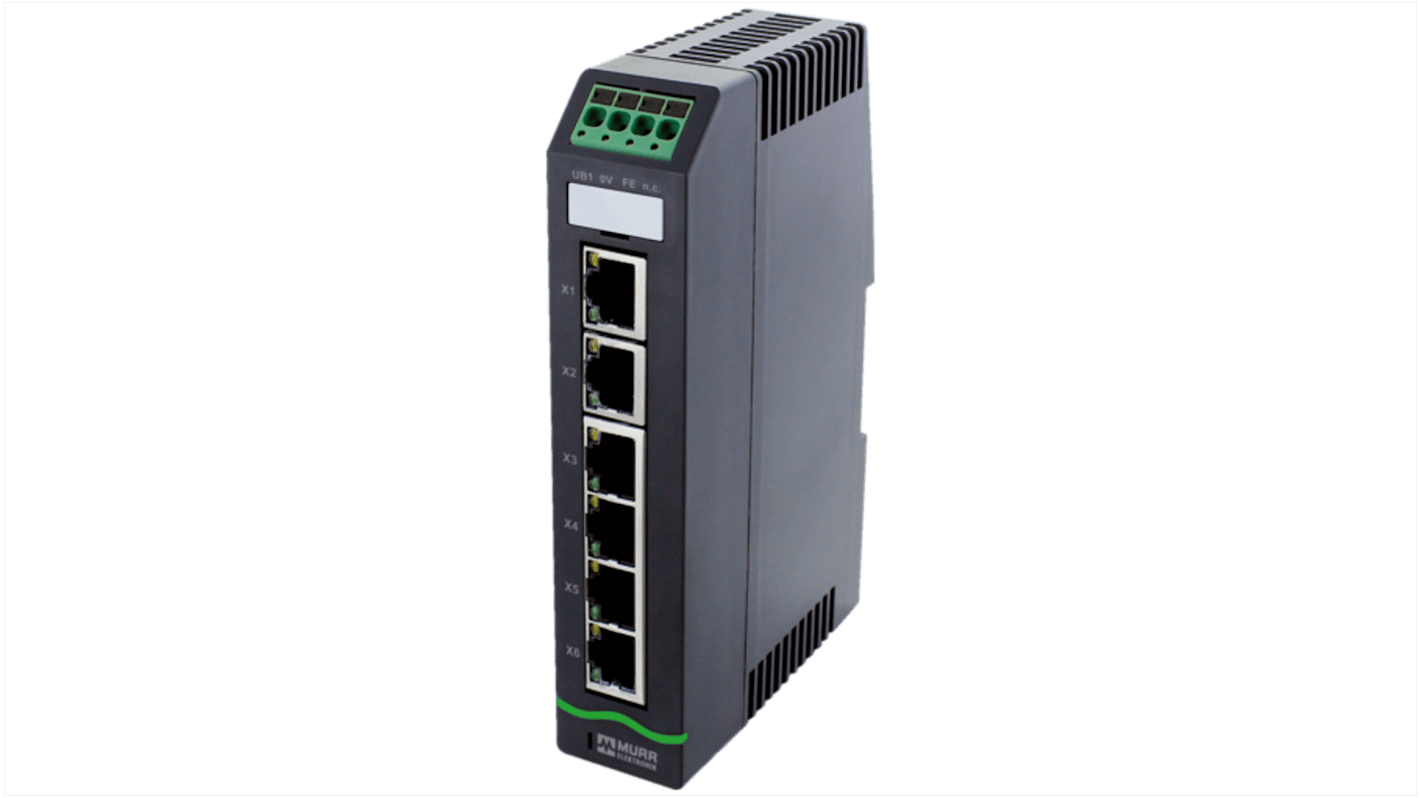Murrelektronik Limited Xelity 6TX, Unmanaged 6 Port Network Switch
