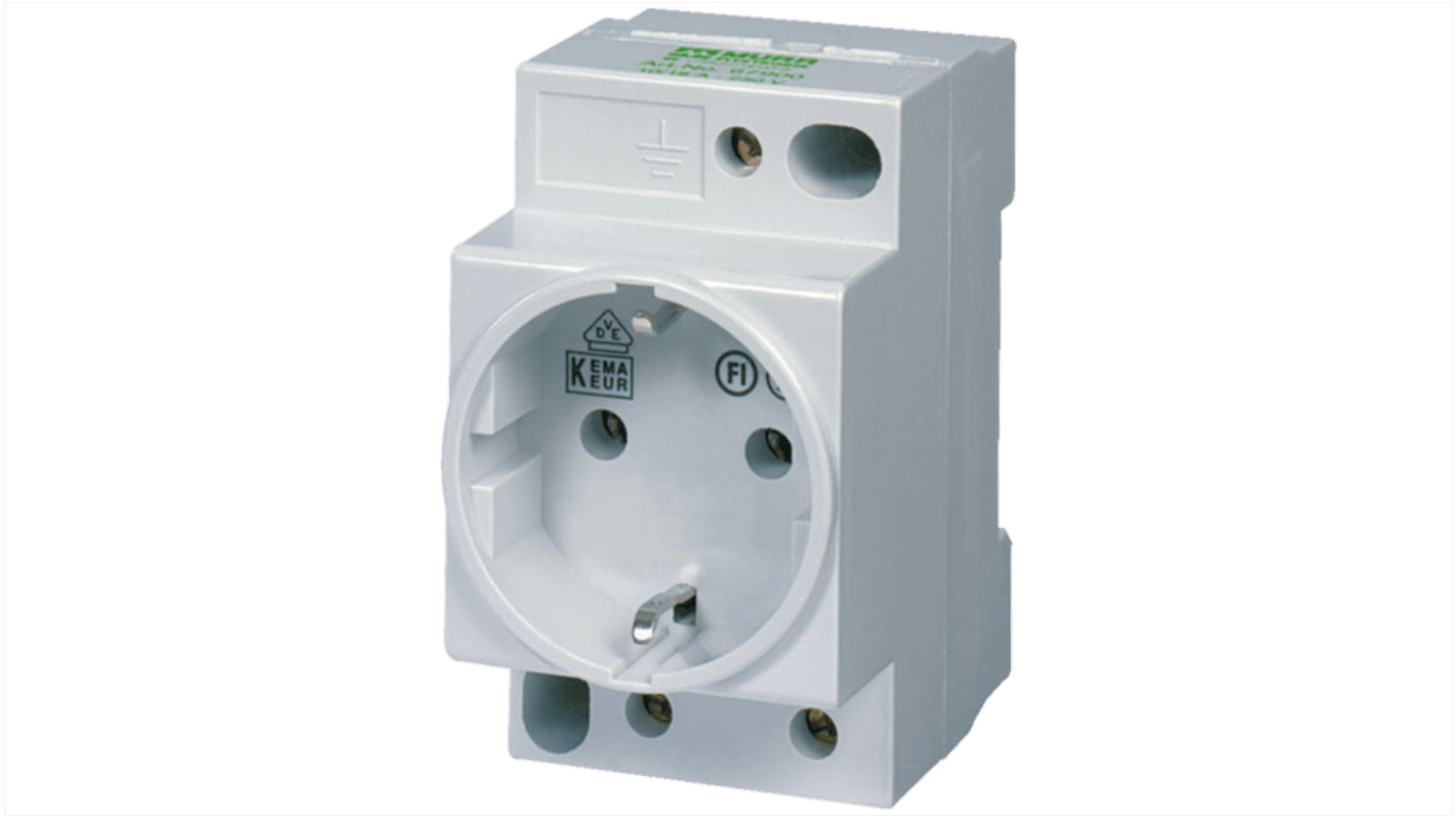 Murrelektronik Limited White 1 Gang Power Socket, 2 Poles