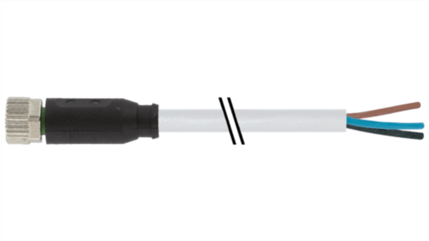 Cable de conexión Murrelektronik Limited, con. A M8 Hembra, 3 polos, long. 10m