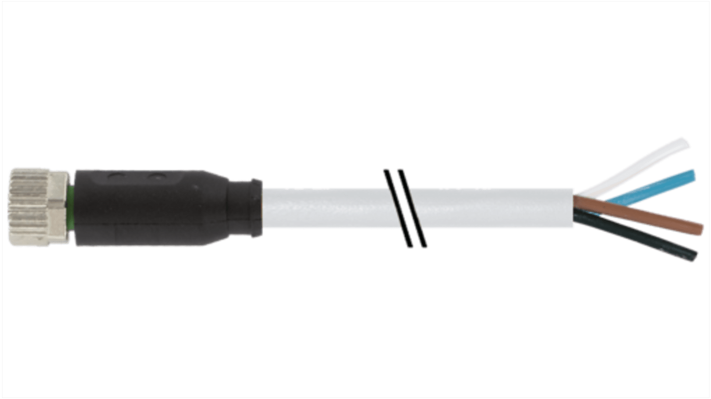 Murrelektronik Limited Straight Female 4 way M8 to Sensor Actuator Cable, 5m
